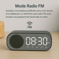 Mini Réveil Radio Connecter